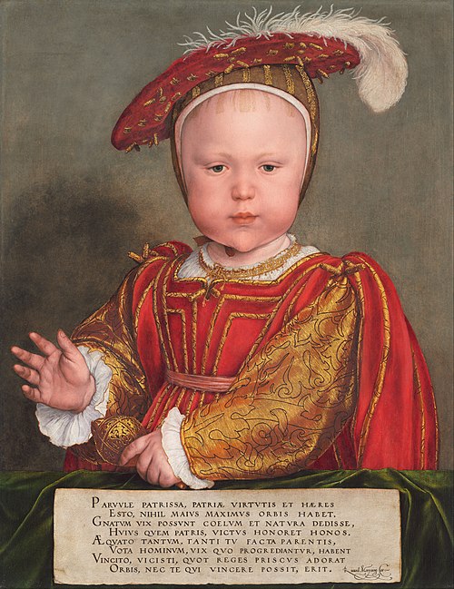 Edward VI as a Child, 1538, Hans Holbein le Jeune
