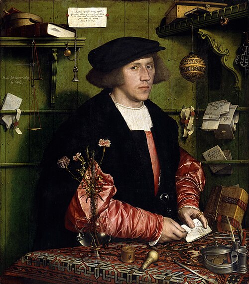 Le Marchand Georg Gisze, 1532, Hans Holbein le Jeune