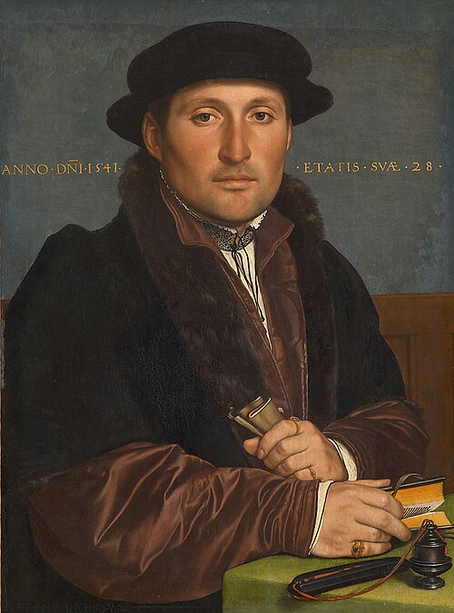 Portrait of a Young Merchant, 1541, Hans Holbein le Jeune
