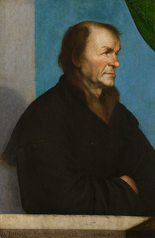 Johannes Froben (1460-1527), 1522, Hans Holbein le Jeune
