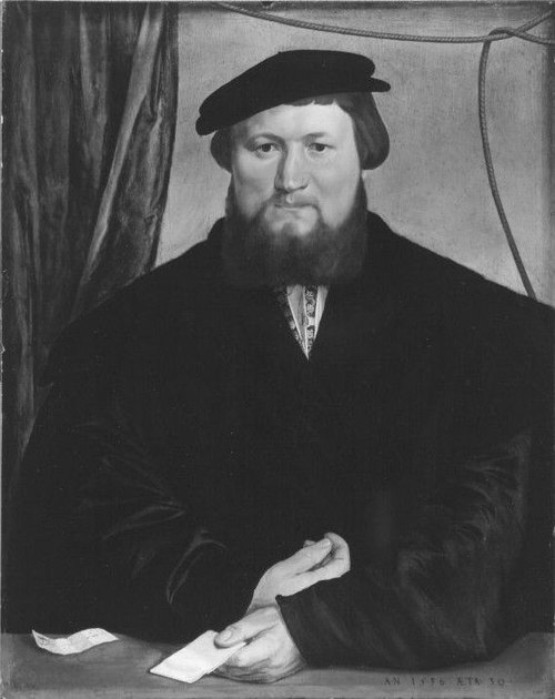 Bildnis des Derick Berck aus Köln (Kopie nach), , Hans Holbein le Jeune