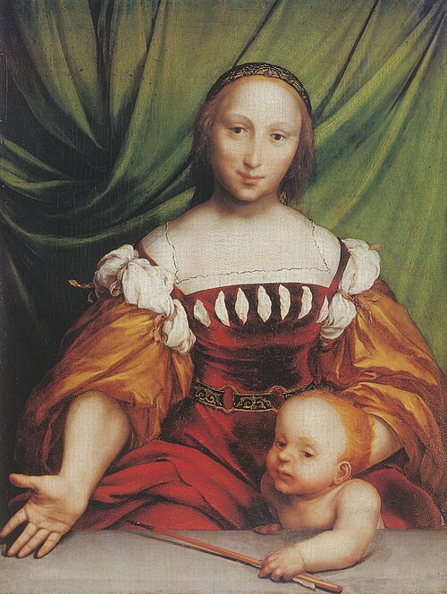 Vénus et Amour, 1526, Hans Holbein le Jeune