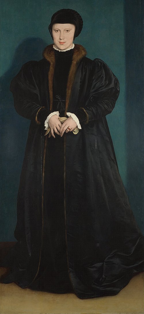 Portrait de Christine de Danemark, 1538, Hans Holbein le Jeune