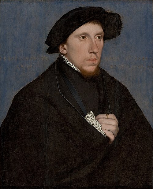 The poet Henry Howard, Earl of Surrey, 1542, Hans Holbein le Jeune