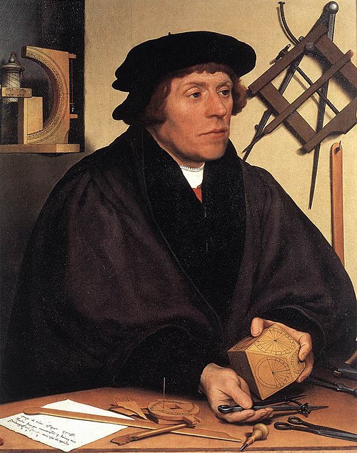 Portrait de Nicolas Kratzer, 1528, Hans Holbein le Jeune