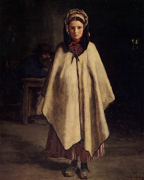 Shepherdess from Marlotte, 1857, Soběslav Pinkas