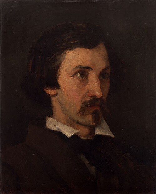 Portrait of Anton Springer, 1853, Soběslav Pinkas