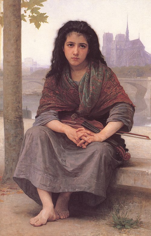 La Bohémienne, 1890, William Bouguereau