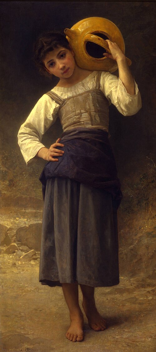 The Water Girl, 1885, William Bouguereau