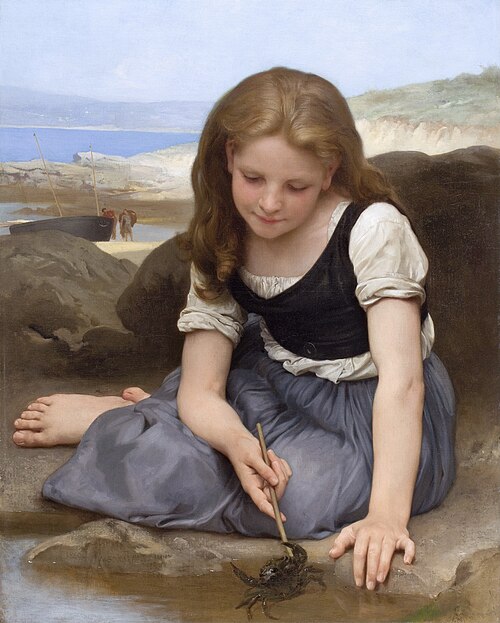 Le Crabe, 1869, William Bouguereau