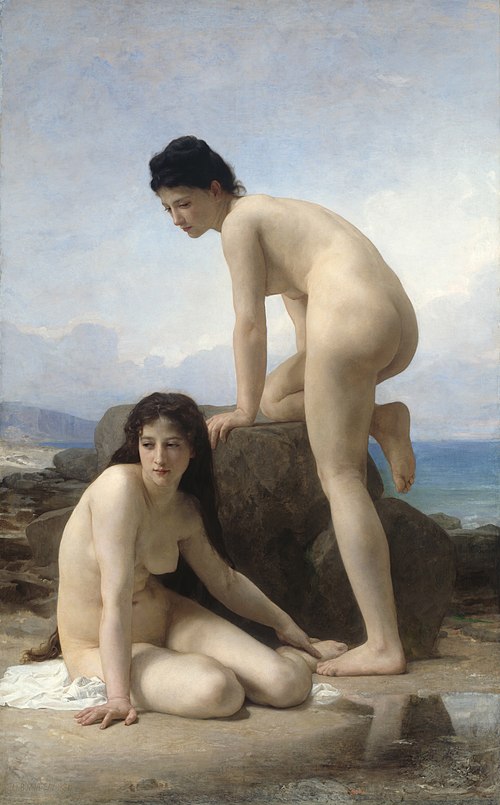Les Deux Baigneuses, 1884, William Bouguereau