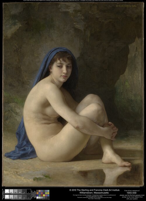 Baigneuse assise, 1884, William Bouguereau