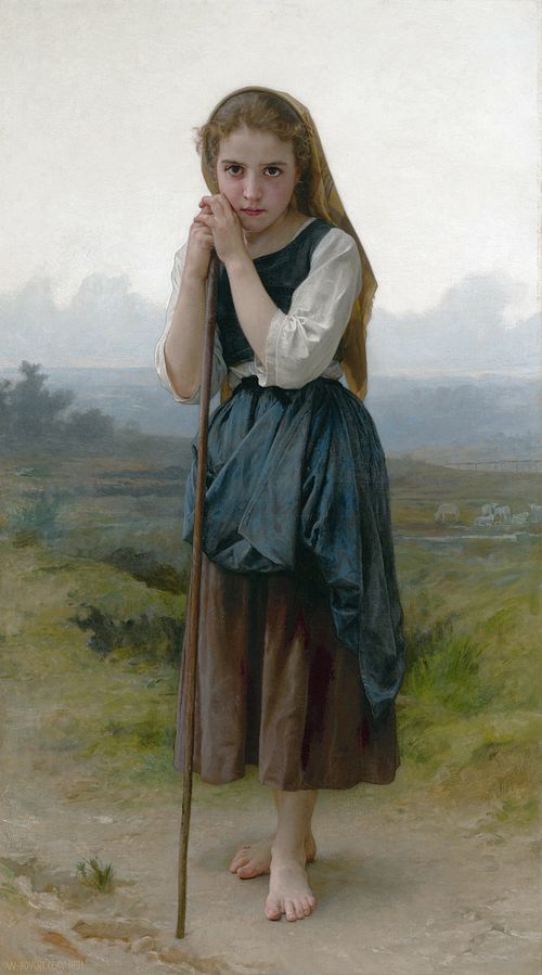 Petite Bergère, 1891, William Bouguereau