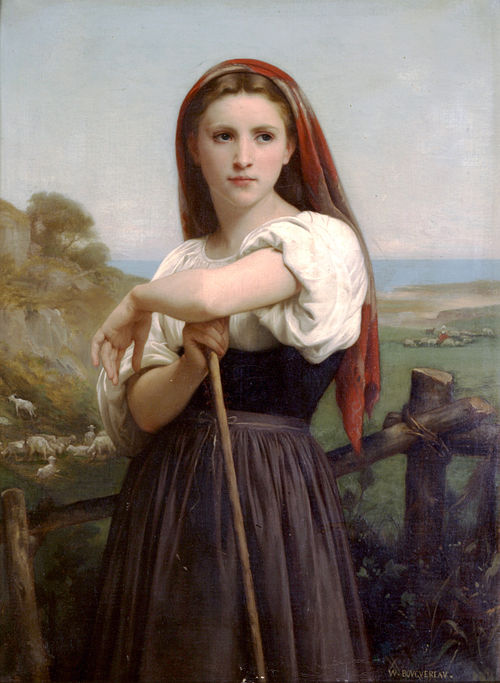 Jeune Bergère, 1868, William Bouguereau
