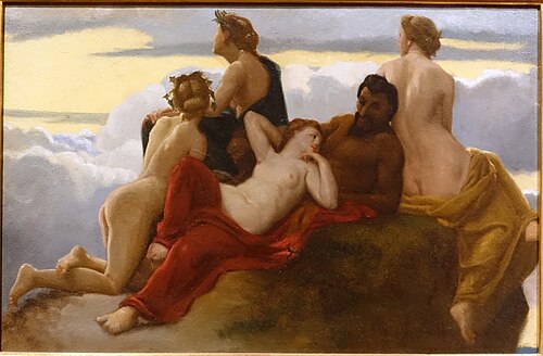 Study for the Ceiling of the Bordeaux Opera, 1867, William Bouguereau