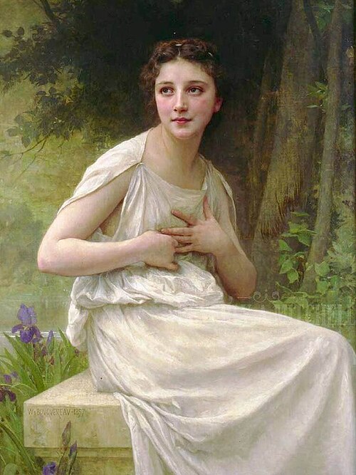 Réflexion, 1897, William Bouguereau