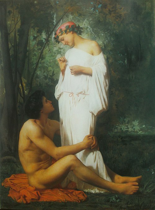 Idylle, 1851, William Bouguereau