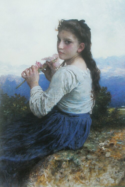 Le glaïeul, 1904, William Bouguereau