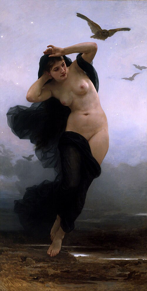 La Nuit, 1883, William Bouguereau