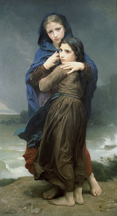 Storm, 1874, William Bouguereau