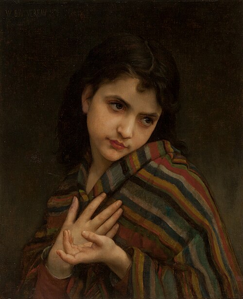 La frileuse, 1879, William Bouguereau