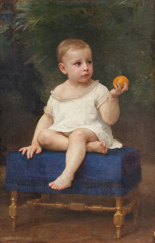 Portrait d'un enfant de Madame Porter, 1889, William Bouguereau