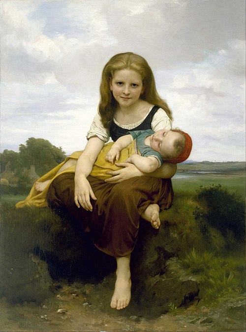 La Sœur aînée, 1869, William Bouguereau