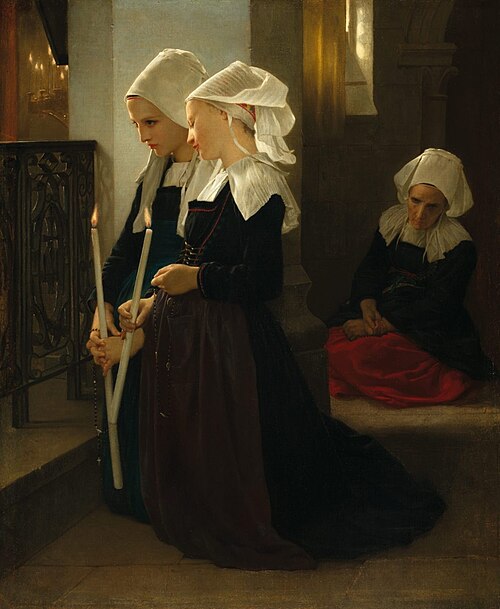 Le Vœu de Sainte-Anne d'Auray, 1870, William Bouguereau