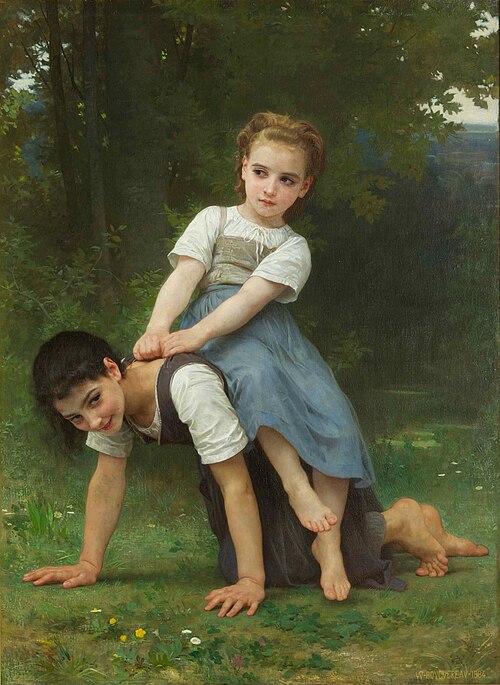 La bourrique, 1884, William Bouguereau