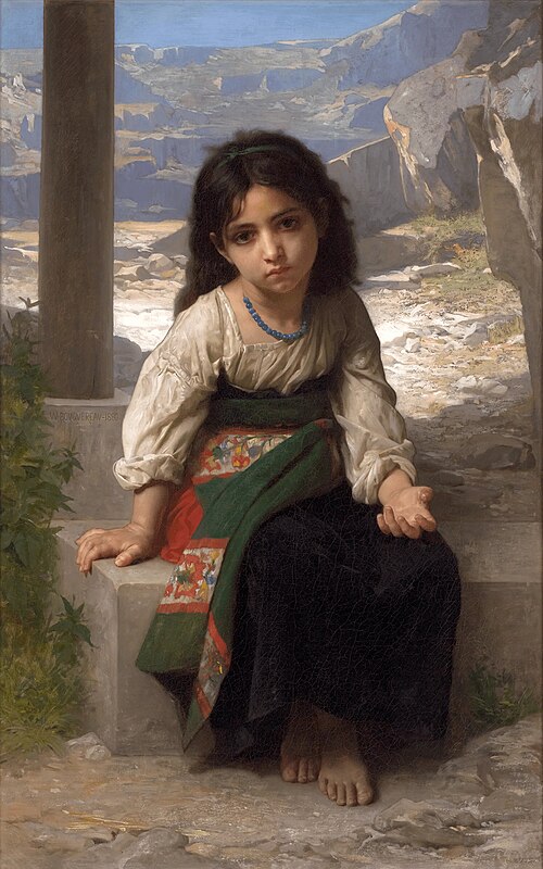 Petite Mendiante, 1880, William Bouguereau
