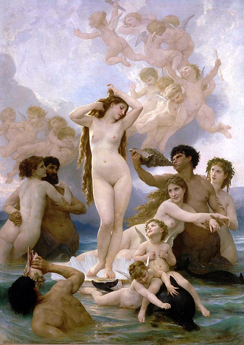 La Naissance de Vénus, 1879, William Bouguereau
