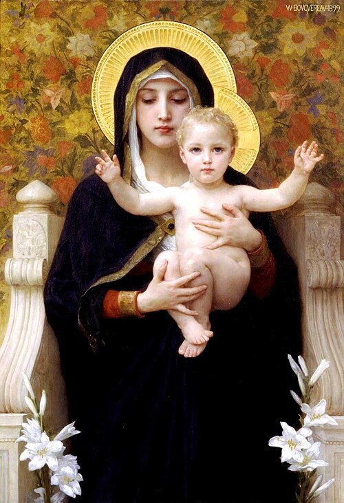 La Vierge au lys, 1899, William Bouguereau