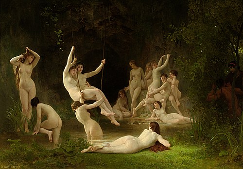 Le Nymphée, 1878, William Bouguereau
