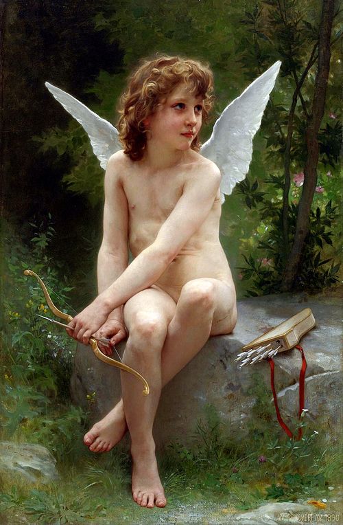 Amour à l'affut, 1890, William Bouguereau