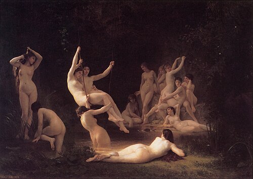 Les Nymphes, 1878, William Bouguereau