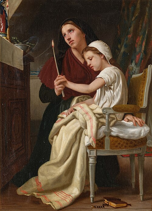 Le Voeu, , William Bouguereau