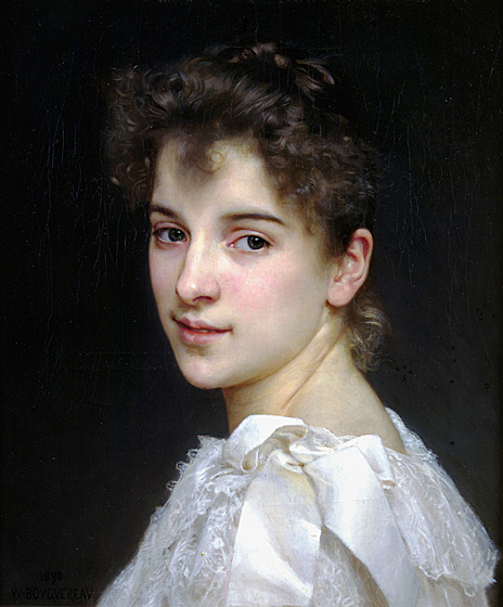 Porträt der Gabrielle Cot, 1890, William Bouguereau