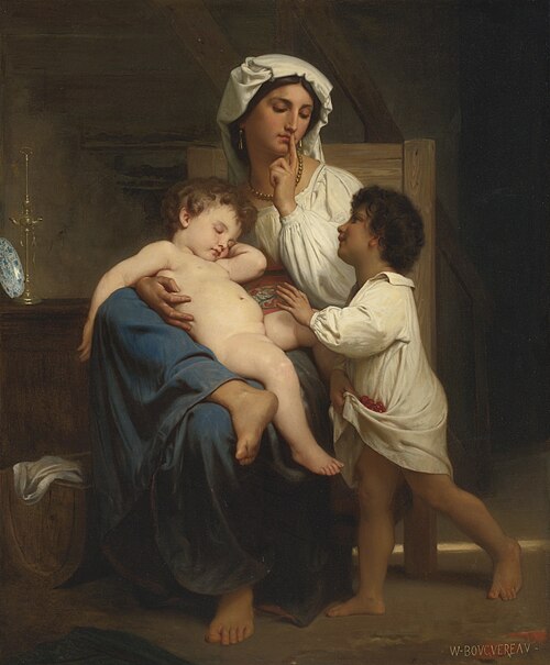 Le sommeil, 1866, William Bouguereau