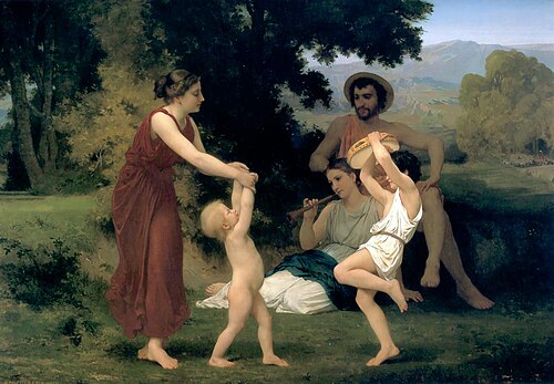 La pastorale des loisirs, 1868, William Bouguereau