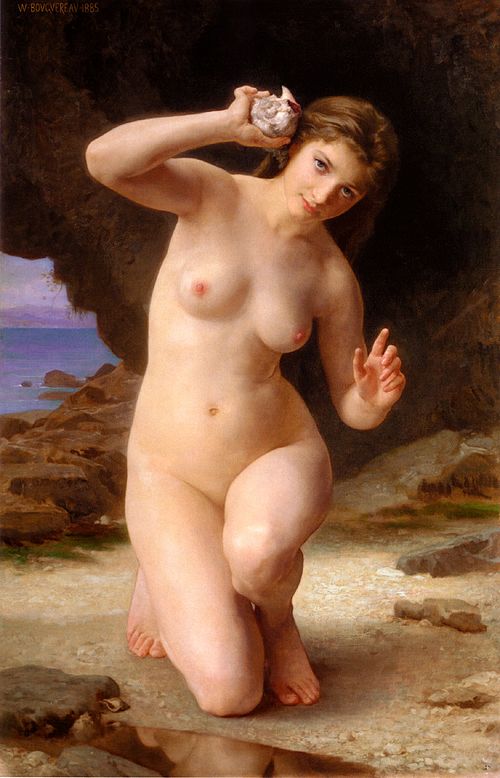 Femme au Coquillage, 1885, William Bouguereau