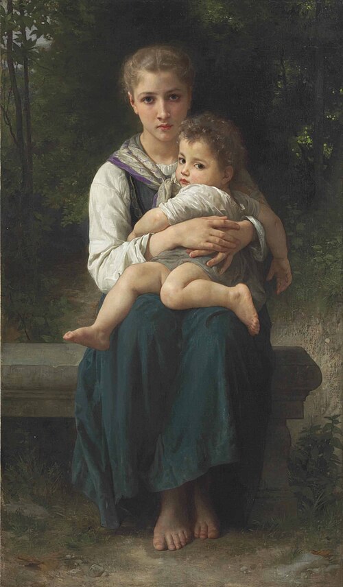 Les deux Soeurs, 1877, William Bouguereau