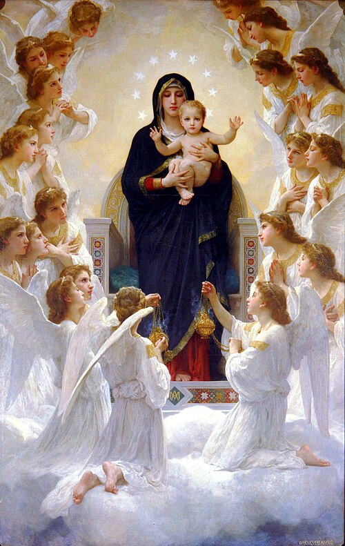 La Vierge avec les anges, 1900, William Bouguereau