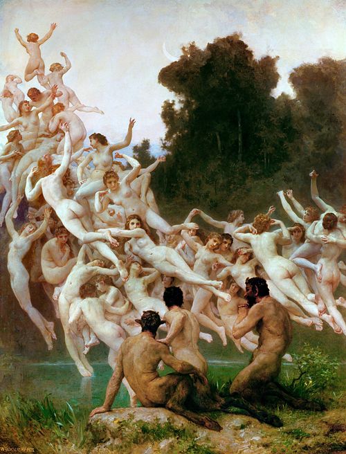 Les Oréades, 1902, William Bouguereau