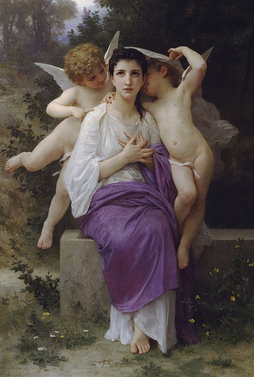 L'Éveil du cœur, 1892, William Bouguereau