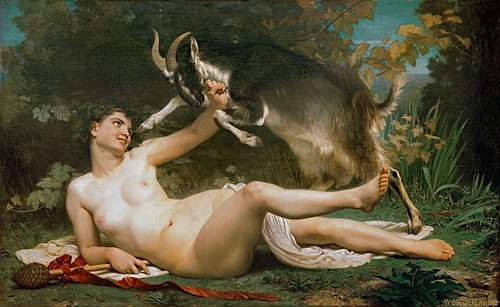 Une bacchante, 1862, William Bouguereau