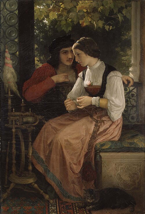 La Proposition, 1872, William Bouguereau