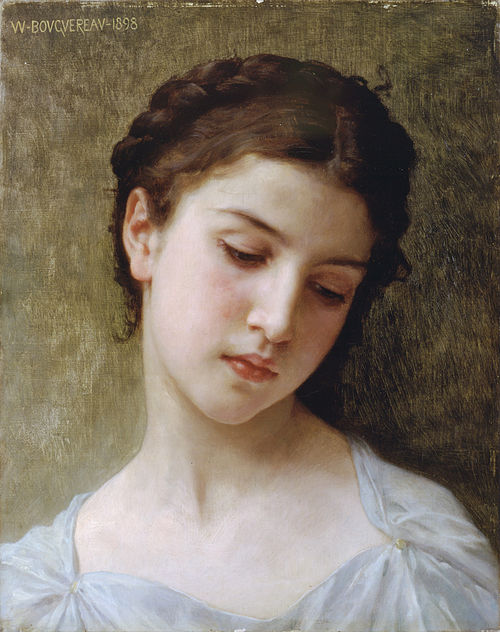 Portrait de jeune fille, 1898, William Bouguereau