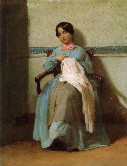 Portrait de Léonie Bouguereau, cousine de l'artiste, 1850, William Bouguereau