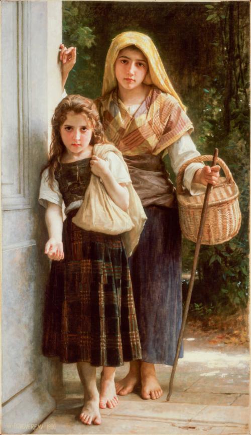 Petites Mendiantes, 1890, William Bouguereau