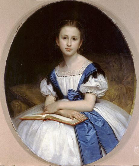 Portrait de Mademoiselle Pauline Brissac, 1863, William Bouguereau